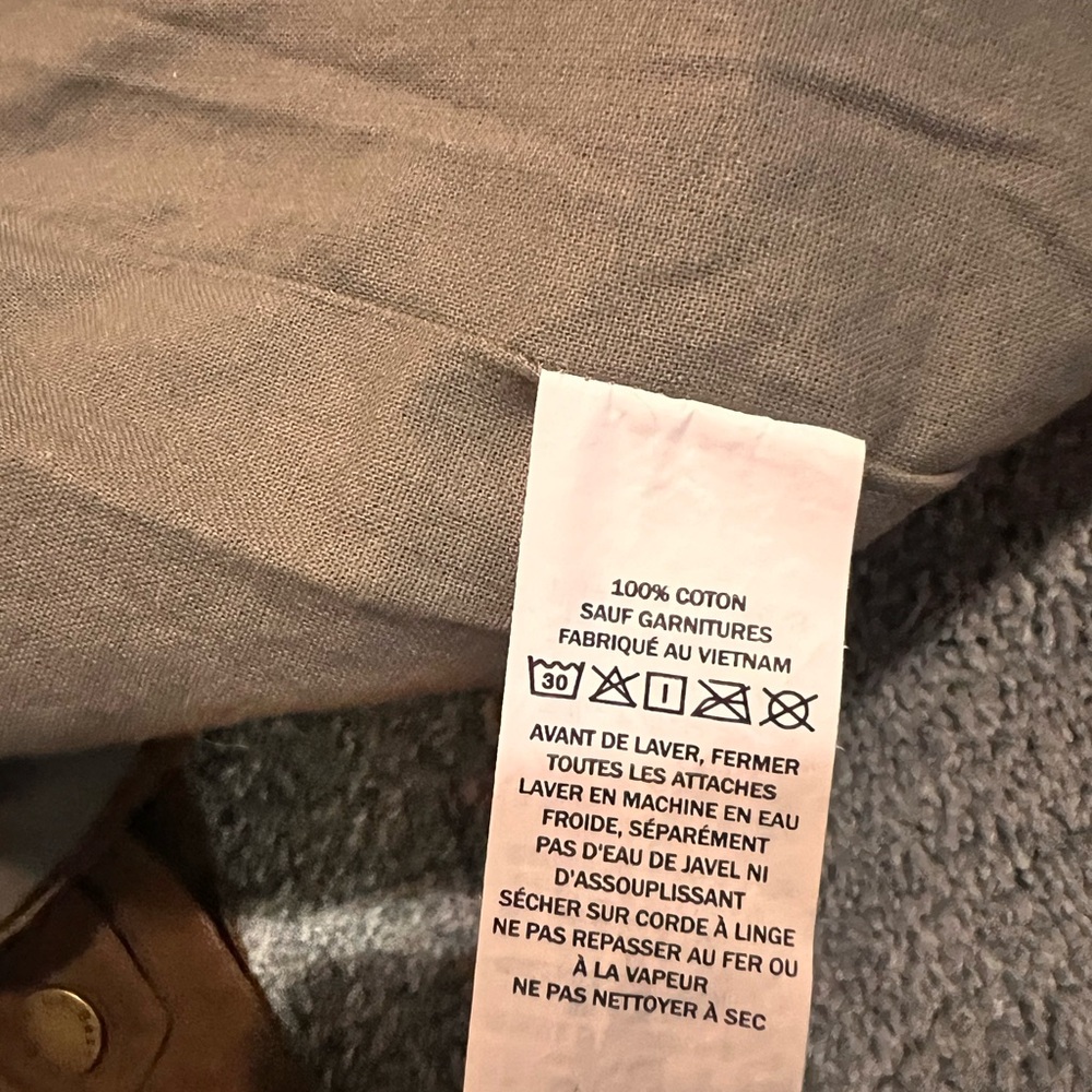 LL Bean Men's Double L Waxed-Cotton Upland Coat XL - Picture 9 of 10